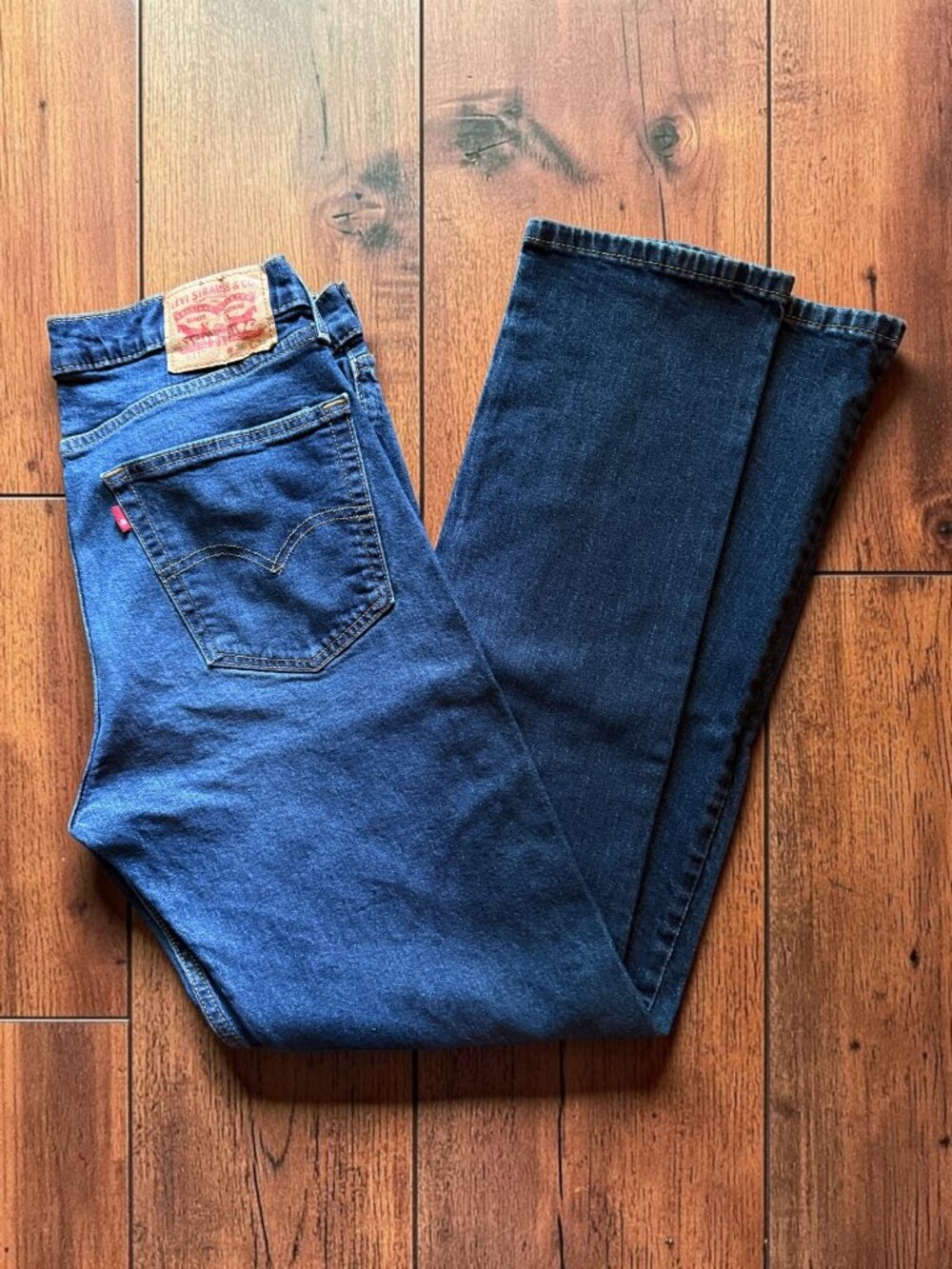 Levi's 511 Jeans Mens 36x34 Blue Slim Fit Dark Blue Wash